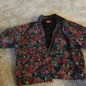 Supreme leather collar work jacket Digi floral Men’s Size XL